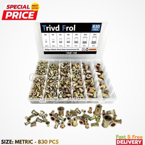 Rivet nut tool - nut, kit