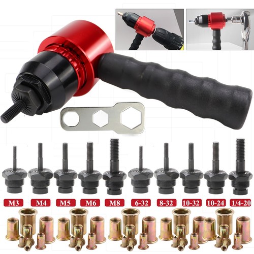 Electric rivet nut gun adapter - rivet,