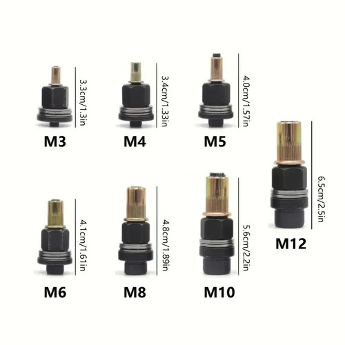 7pcs rivnut tool adapter - adapter, kit