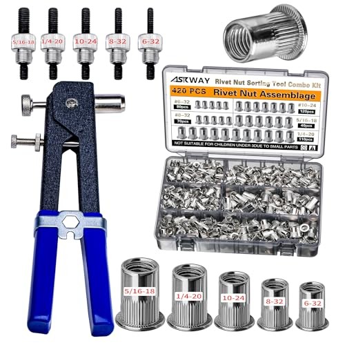 Sae rivet nut - kit,