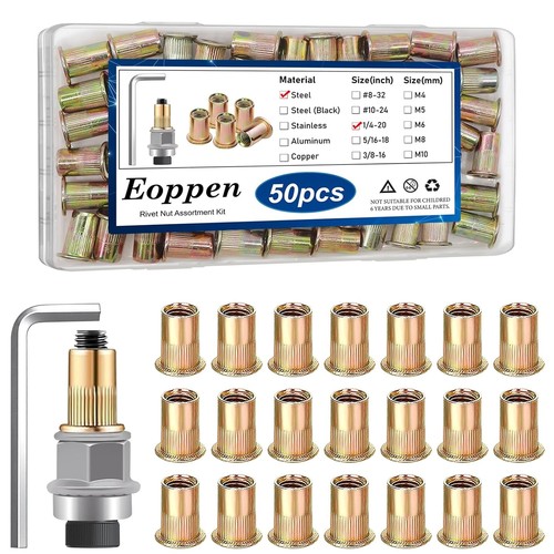 50pcs rivet nut kit - 1/4-20,