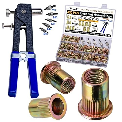 Rivet nut tool kit - rivet, count