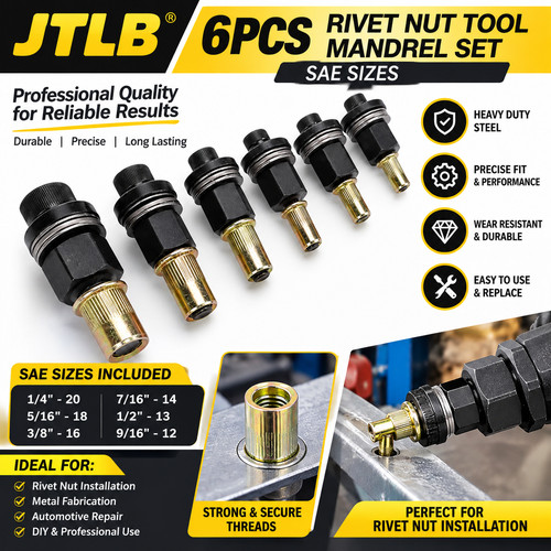 Jtlb 6pcs rivet nut tool - jtlb,