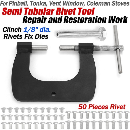 Semi tubular rivet - tubular,