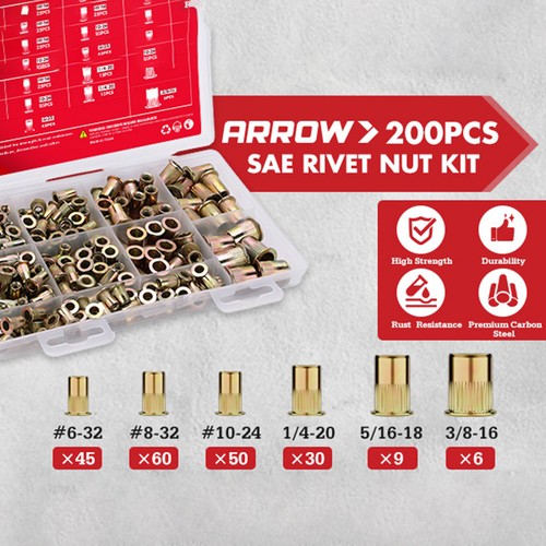 Arrow 200pcs sae - arrow, kit